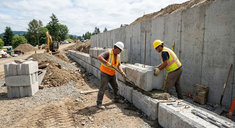 Block Wall Installation in Easton, CT