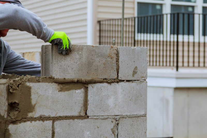 Block Wall Installation in Monroe, CT