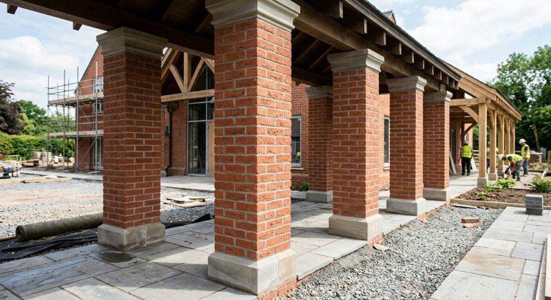 Brick Columns Installation in New Haven, CT