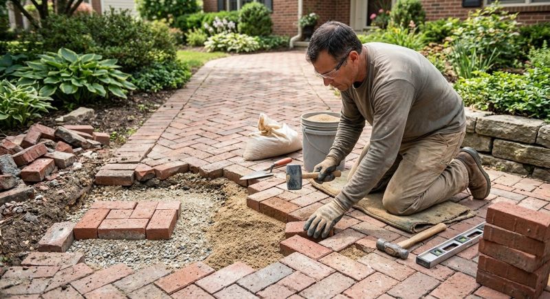 Brick Driveway Repair in New Haven, CT