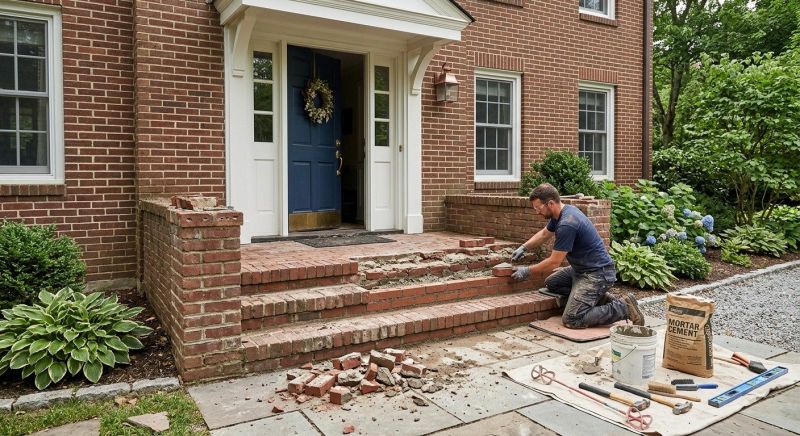 Brick Flatwork Repair in Berlin, CT
