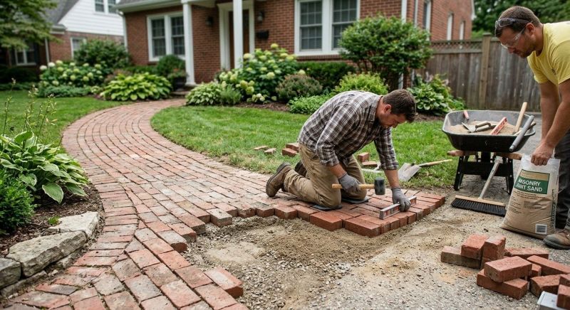 Brick Flatwork Repair in East Berlin, CT