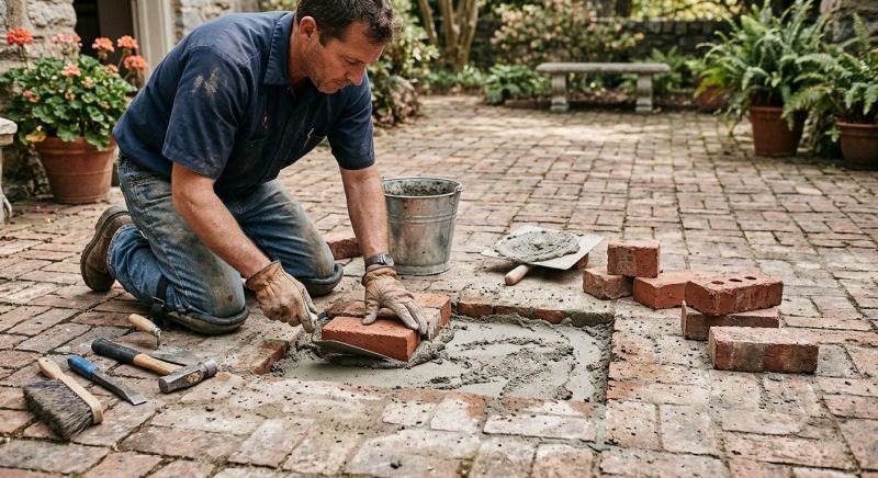 Brick Flatwork Repair in New Haven County, CT