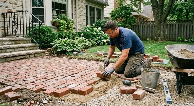 Brick Flatwork Repair in Newtown, CT
