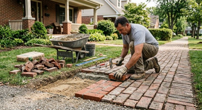 Brick Flatwork Repair in Roxbury, CT