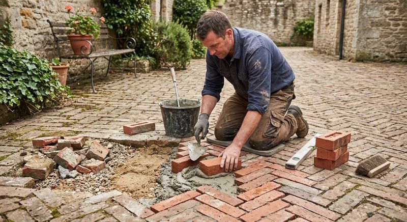 Brick Flatwork Repair in Waterbury, CT