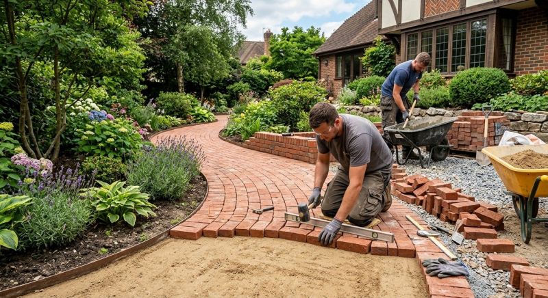 Brick Hardscape Installation in Bethany, CT