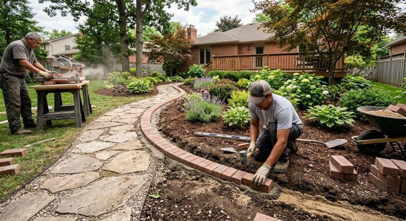 Brick Hardscaping Installation in Bethel, CT