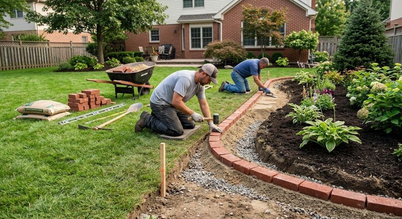 Brick Hardscaping Installation in Cheshire, CT