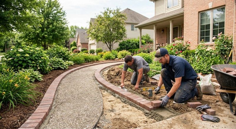 Brick Hardscaping Installation in Oxford, CT