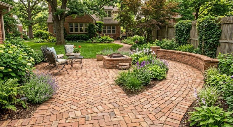Brick Hardscaping Installation in Woodbury, CT