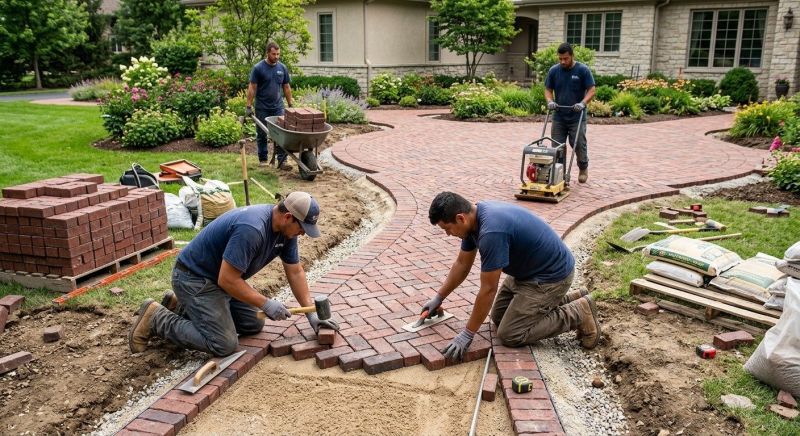 Brick Landscaping Service in Hamden, CT
