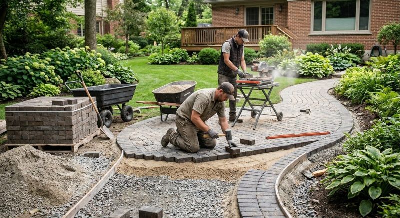 Brick Landscaping Service in Orange, CT