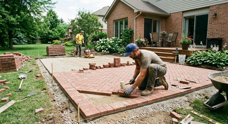 Brick Patio Installation in New Haven, CT