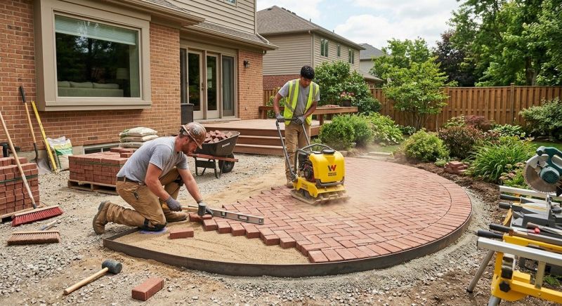 Brick Patio Installation in New Haven, CT