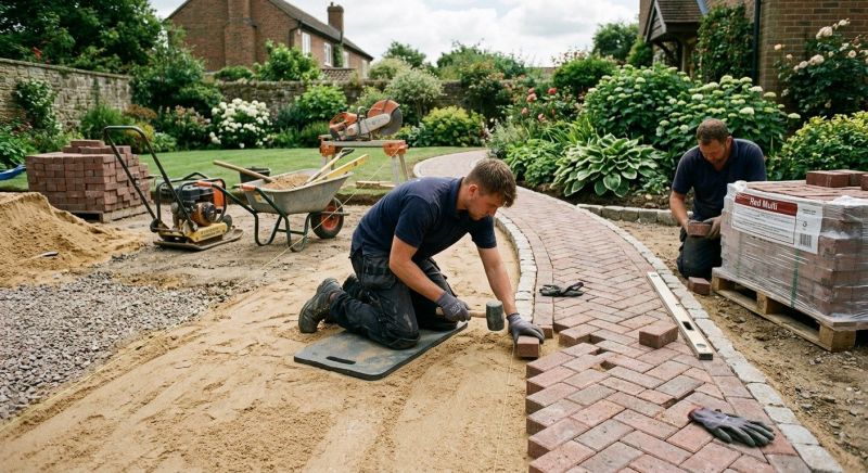 Brick Paving Installation in East Berlin, CT