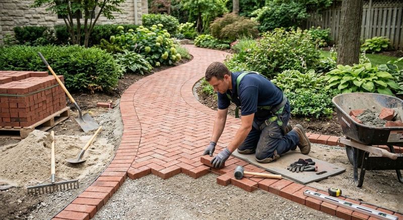 Brick Paving Installation in Haddam, CT