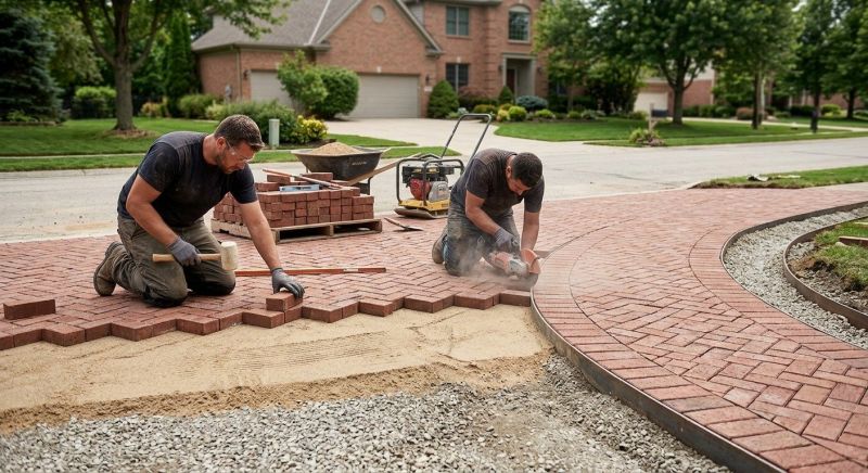 Brick Paving Installation in Naugatuck, CT