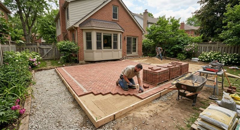 Brick Paving Installation in Plymouth, CT