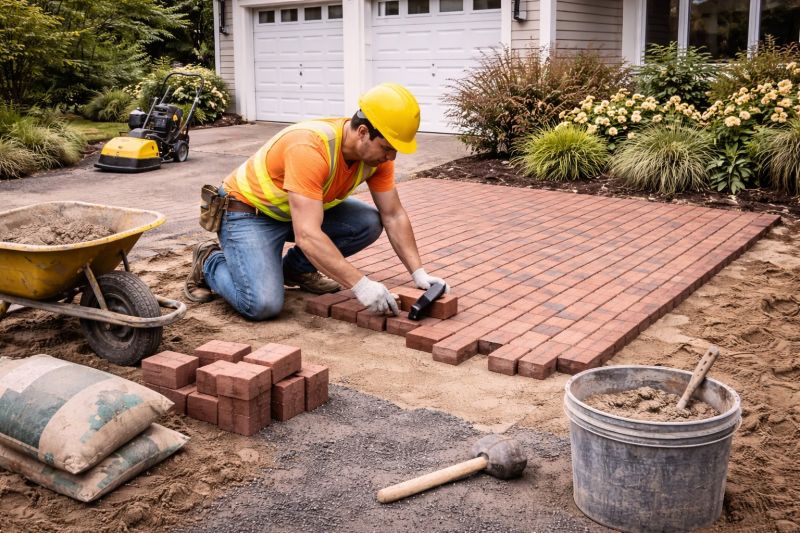 Brick Paving Installation in Shelton, CT