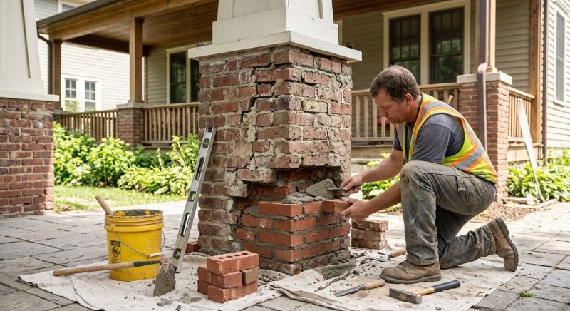 Brick Restoration in Milford, CT