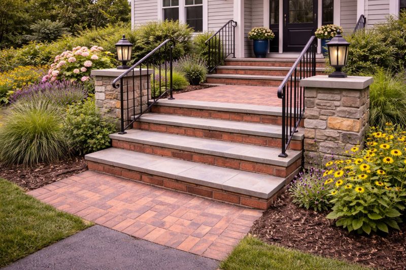 Brick Stairs Installation in New Haven, CT
