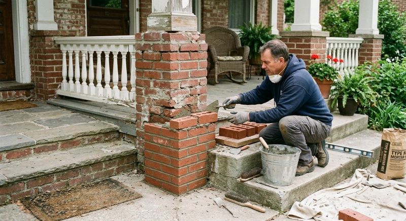 Brick Stairs Repair in Hamden, CT