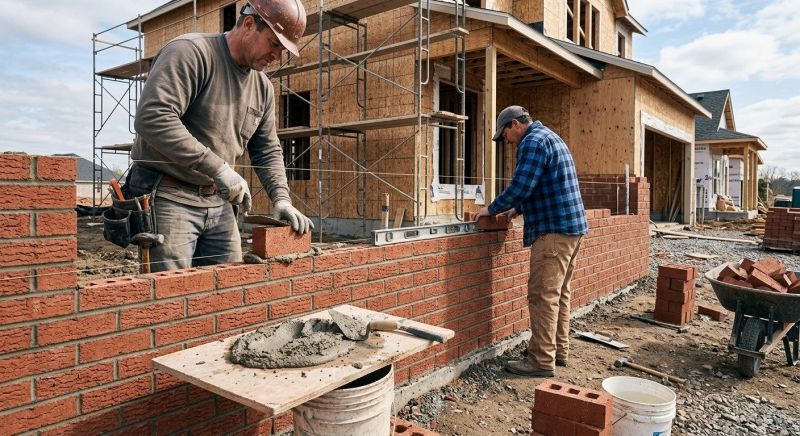 Brick Wall Installation in Bethel, CT