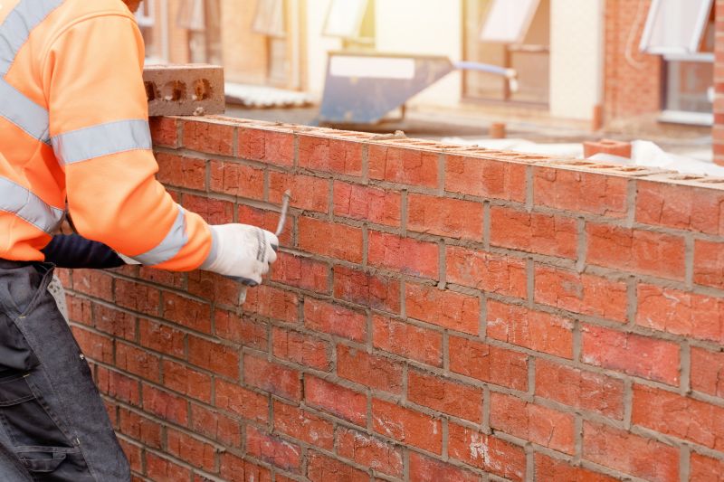 Brick Wall Installation in Monroe, CT