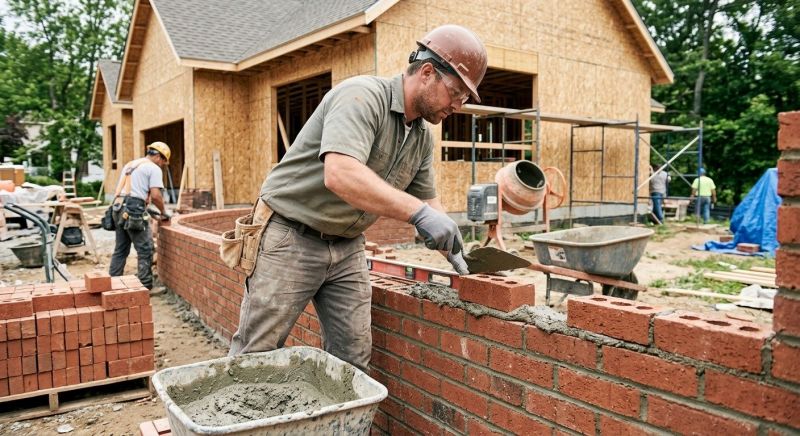 Brick Wall Installation in North Haven, CT