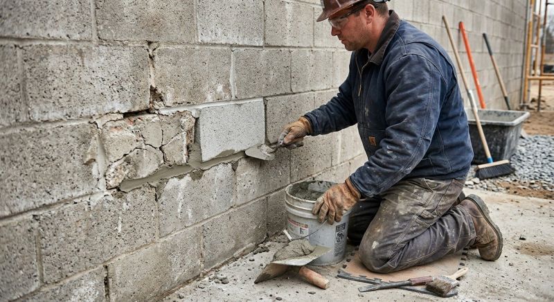 Concrete Block Repair in New Haven, CT