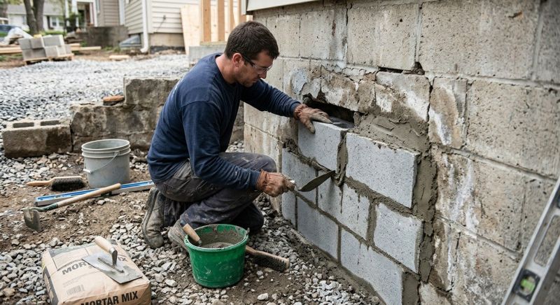 Concrete Block Repair in New Haven, CT