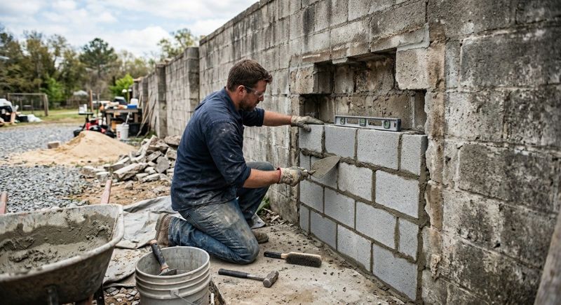 Concrete Block Repair in Roxbury, CT