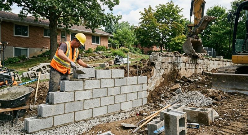 Concrete Blocks Installation in Hamden, CT