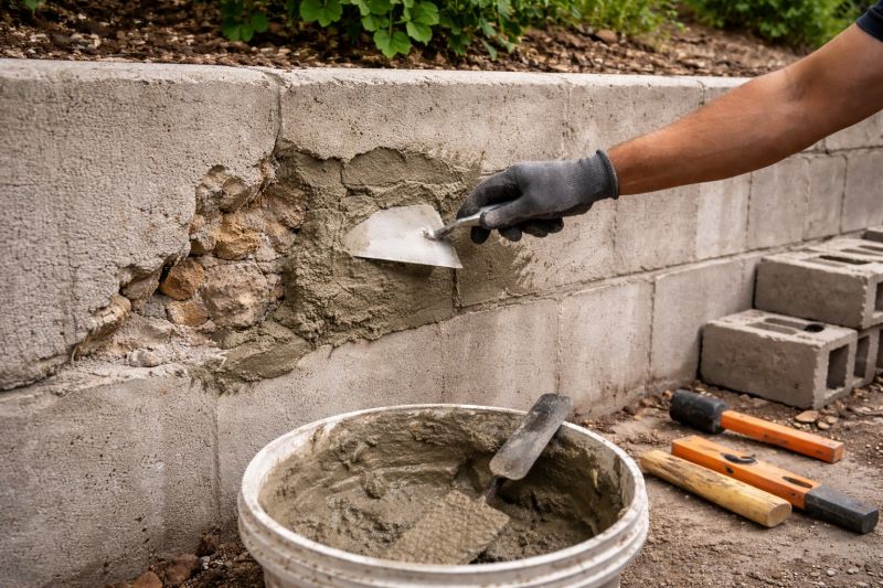 Retaining Wall Repair in Waterbury, CT