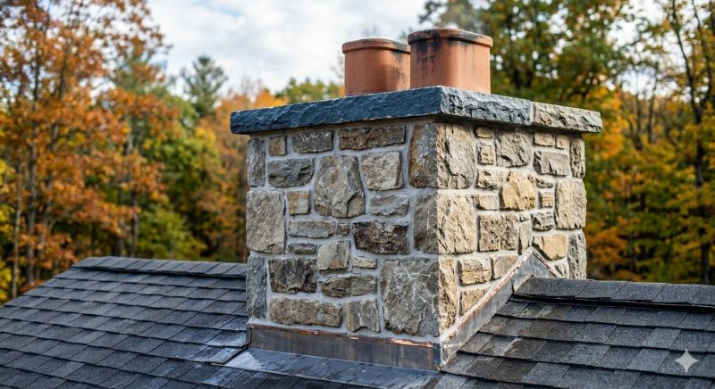 Stone Chimney Installation in Bethany, CT