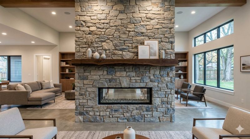 Stone Chimney Installation in Redding, CT