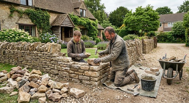 Stone Wall Repair in Terryville, CT