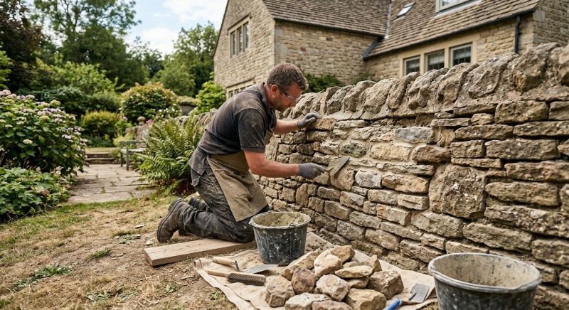 Stonework Repair in Middlebury, CT
